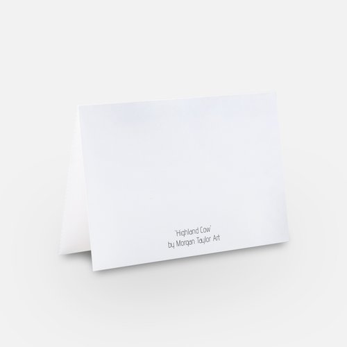 'The Higland Cow' Christmas Card