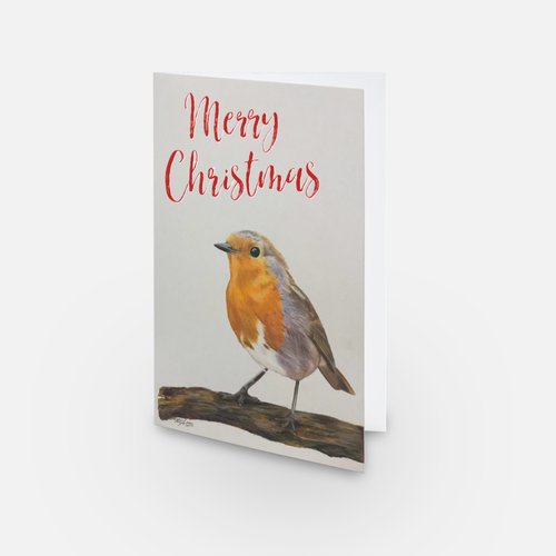 'Robin Red Breast' Christmas Card